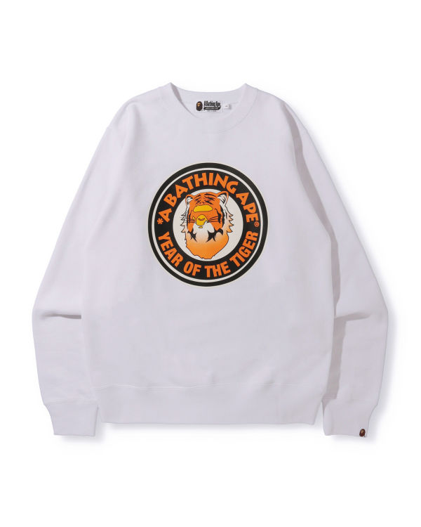 Bape Year Of The Tiger Crewneck Mikiny Panske Biele | SK-7154