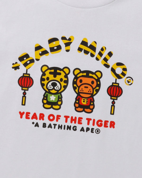 Bape Year Of The Tiger Milo Tricko Detske Biele | SK-4720