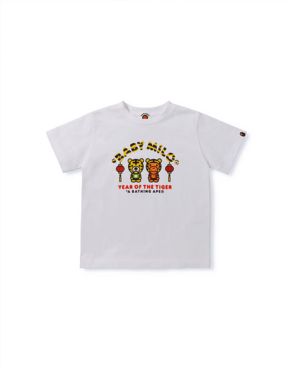 Bape Year Of The Tiger Milo Tricko Detske Biele | SK-4720