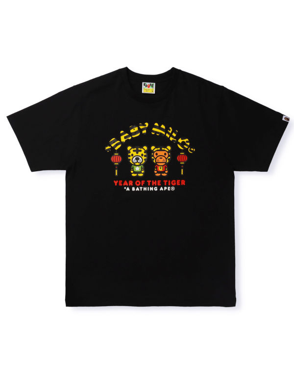 Bape Year Of The Tiger Milo Tricko Panske Čierne | SK-1304