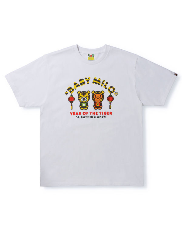Bape Year Of The Tiger Milo Tricko Panske Biele | SK-3560