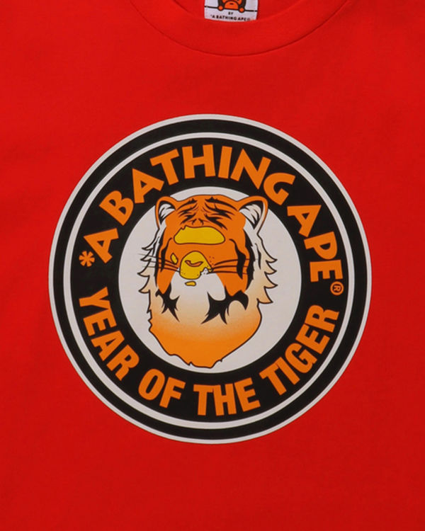 Bape Year Of The Tiger Tricko Detske Svetlo Červené | SK-9817