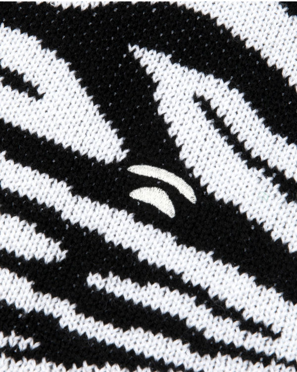 Bape Zebra pattern Sukne Damske Čierne | SK-7143